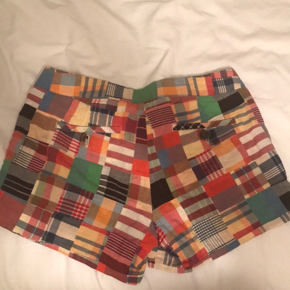 Jcrew Madras Plaid Shorts - Picture 2 of 4